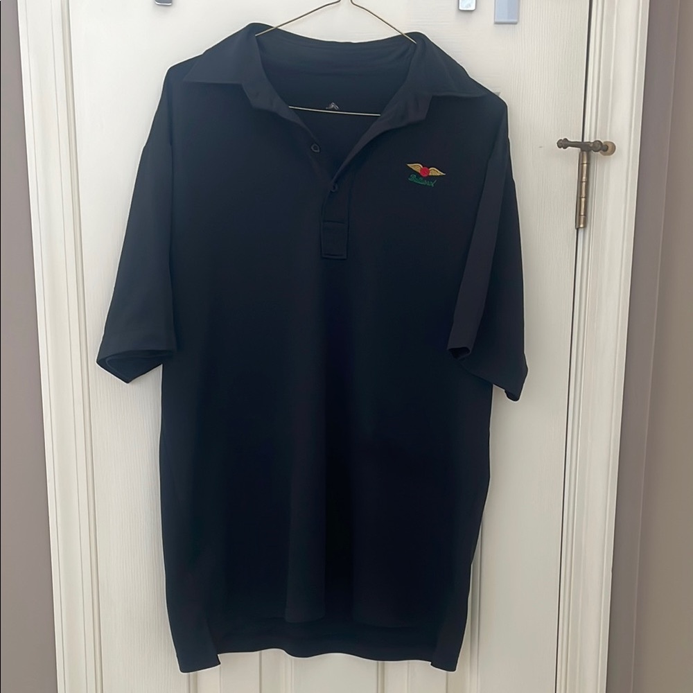 Baltusrol Golf Club black golf shirt